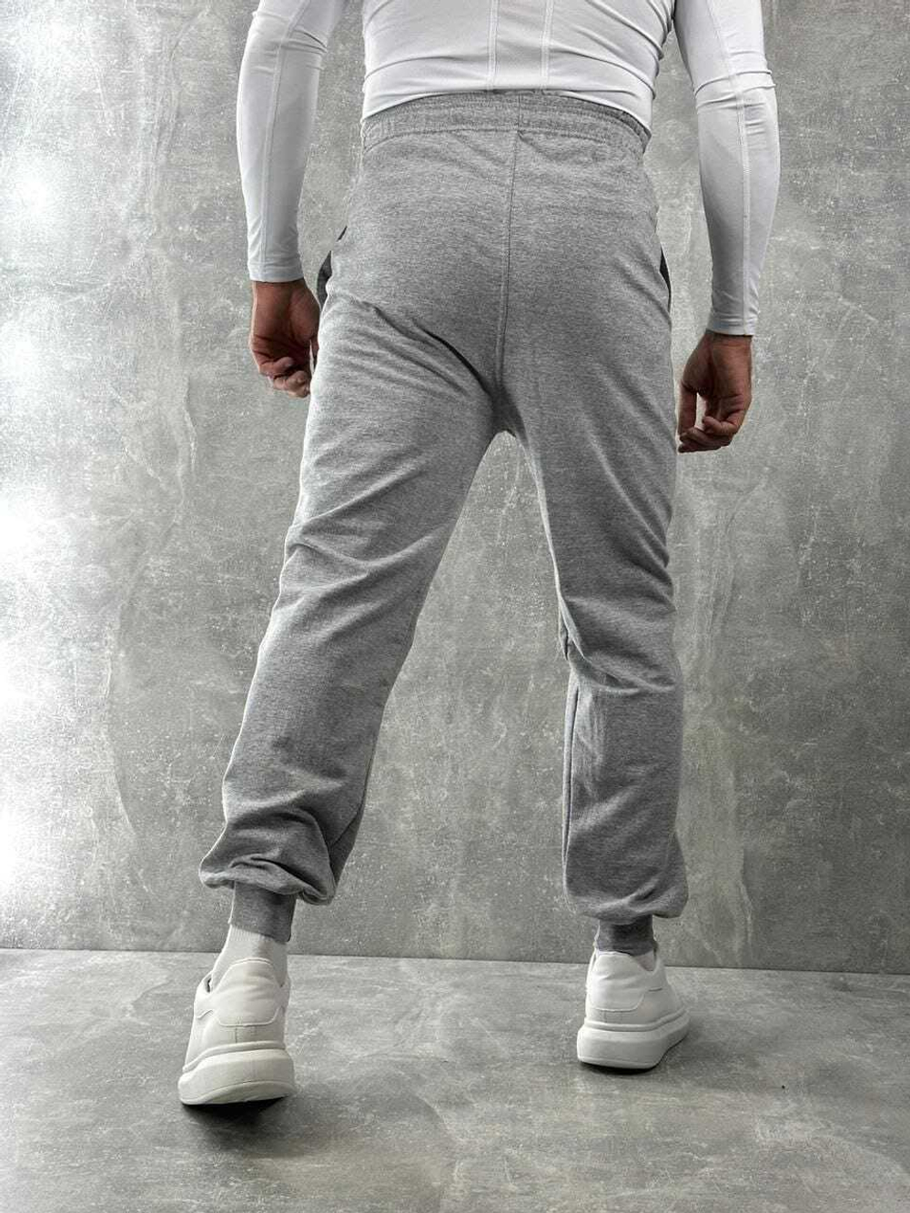 [m]Брюки пижамные на манжете муж.(норма) БМ002