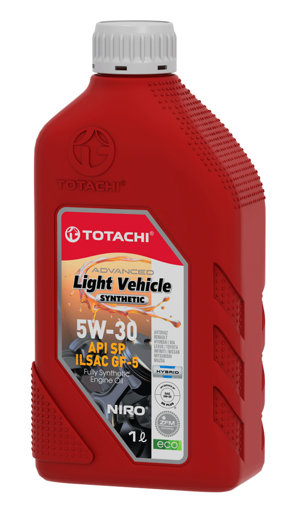 Масло моторное TOTACHI NIRO LV Semi-Synthetic API SN, ILSAC GF-5 5W-30 1л