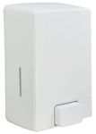 Диспенсер для мыла с кнопкой 1000 мл. ABS CLASSIC 03043.W белый