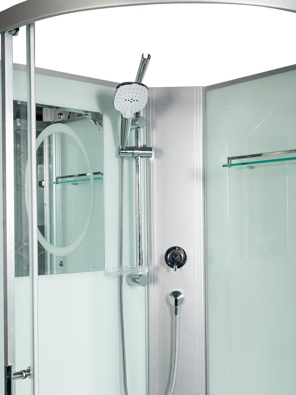 Душевая кабина WeltWasser  WW500 WERRA 1001 100х100 см,  прозрачное стекло, поддон низкий