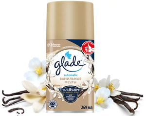 ОСВЕЖИТЕЛЬ ВОЗДУХА СМ/БАЛ GLADE AUT ВАНИЛЬНЫЕ МЕЧТЫ 269МЛ