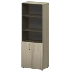 Стеллаж комбинированный с стеклянными фасадами К-934,К-942,К-946,КФ-942,КФ-946 720x420x2000 Приоритет