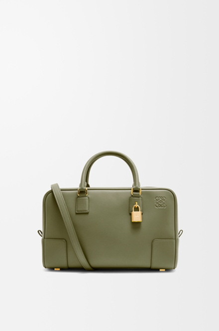 Loewe Сумка Amazona 28 из телячьей кожи наппа, зеленый