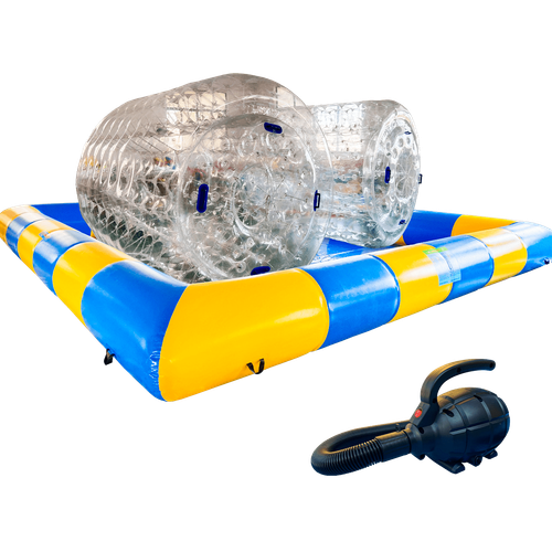 Бизнес-набор: Бассейн 6x6 м (1 шт), Водный роллер ПВХ (2 шт), насос (1 шт)