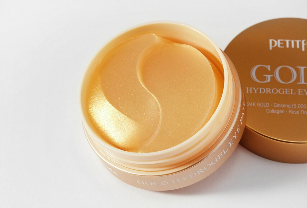Petitfee Гидрогелевые патчи для кожи вокруг глаз Gold Hydrogel Eye Patch