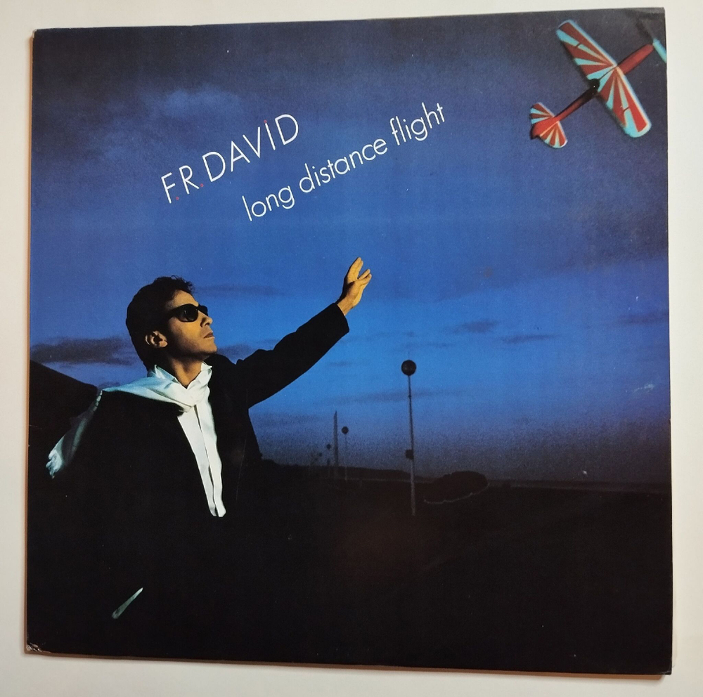 Винтажная виниловая пластинка LP F.R. David Long Distance Flight (Hong Kong 1984)