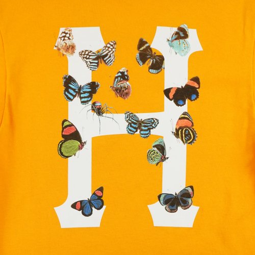 Футболка мужская HUF Prey Classic артикул:TS01515 GOLD - купить в магазине Дайс