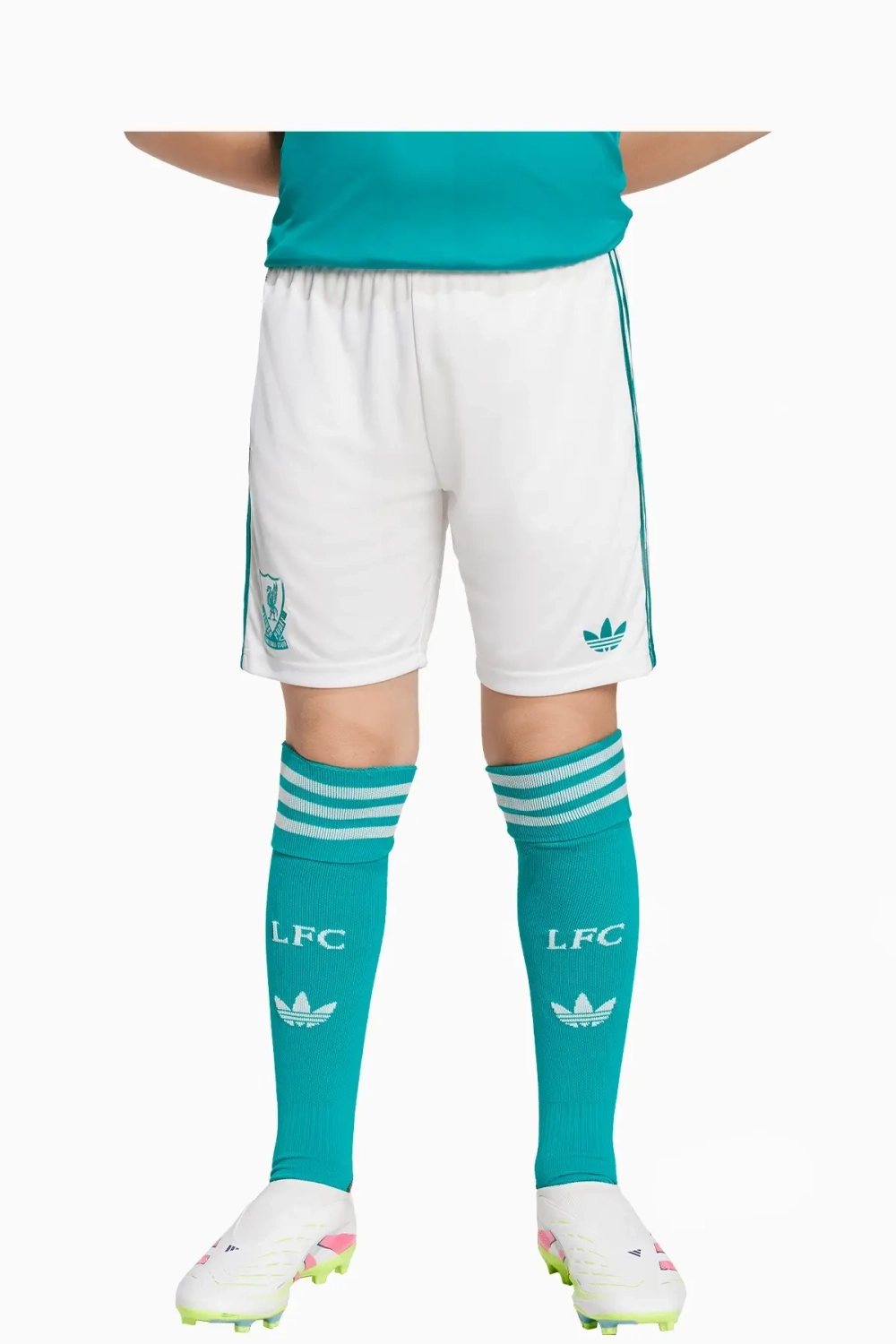 Шорты adidas Liverpool FC 25/26 3rd Junior - бирюзовый