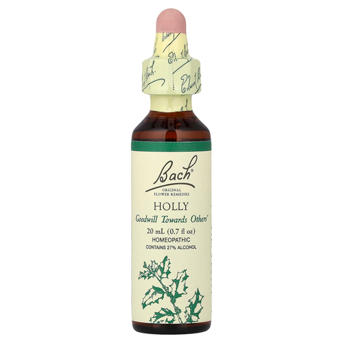 Bach, Original Flower Remedies, Холли, 20 мл (0,7 жидк. унц.)