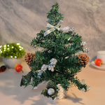 Елка настольная 30см с серебристыми украшениями, SYCB17-121