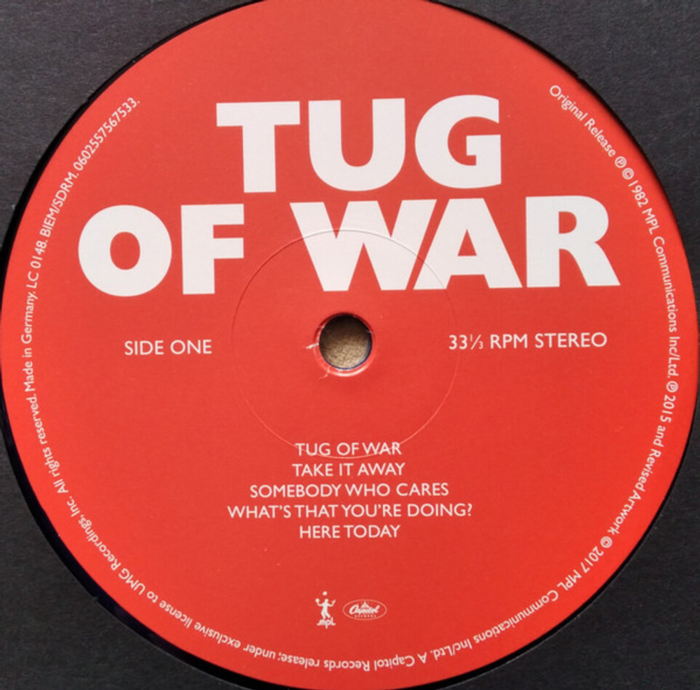 Paul McCartney / Tug Of War (Limited Edition)(Coloured Vinyl)(LP)