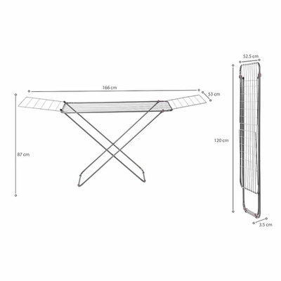 Сушилка для белья напольная 18м "Krosper Vega 18"