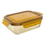 Контейнер для хранения и переноски продуктов 1040 мл янтарного цвета