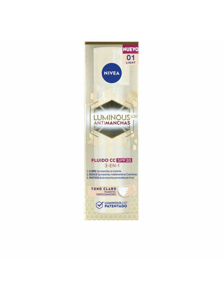 BB, CC и DD кремы CC Cream Nivea LUMINOUS 630º ясно Spf 30 40 ml