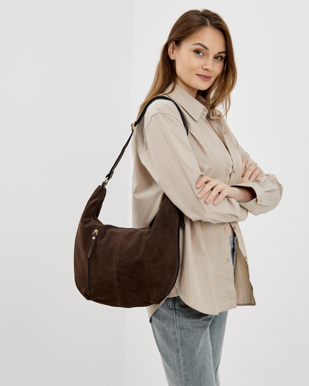 Сумка 593 15 коричневый