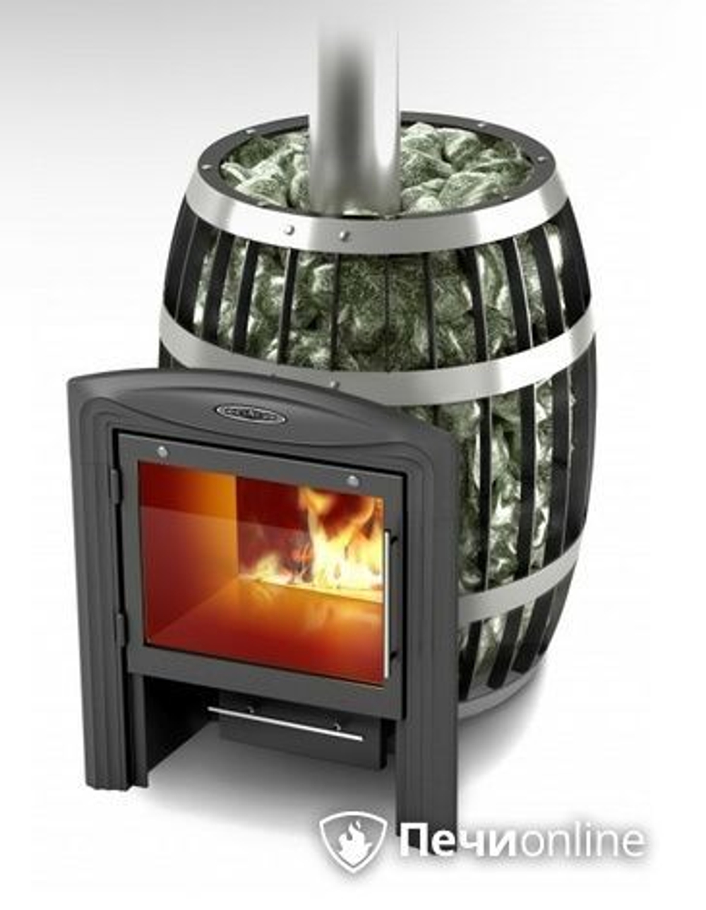 Печь для бани TMF Саяны Carbon Витра