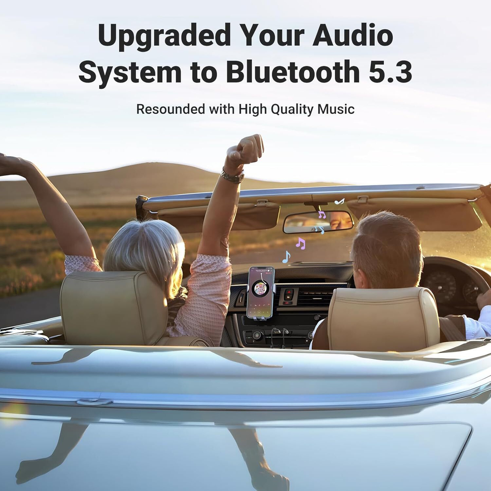 Bluetooth V5.0 Audio Receiver, 3.5mm + микрофон, UGREEN 70601