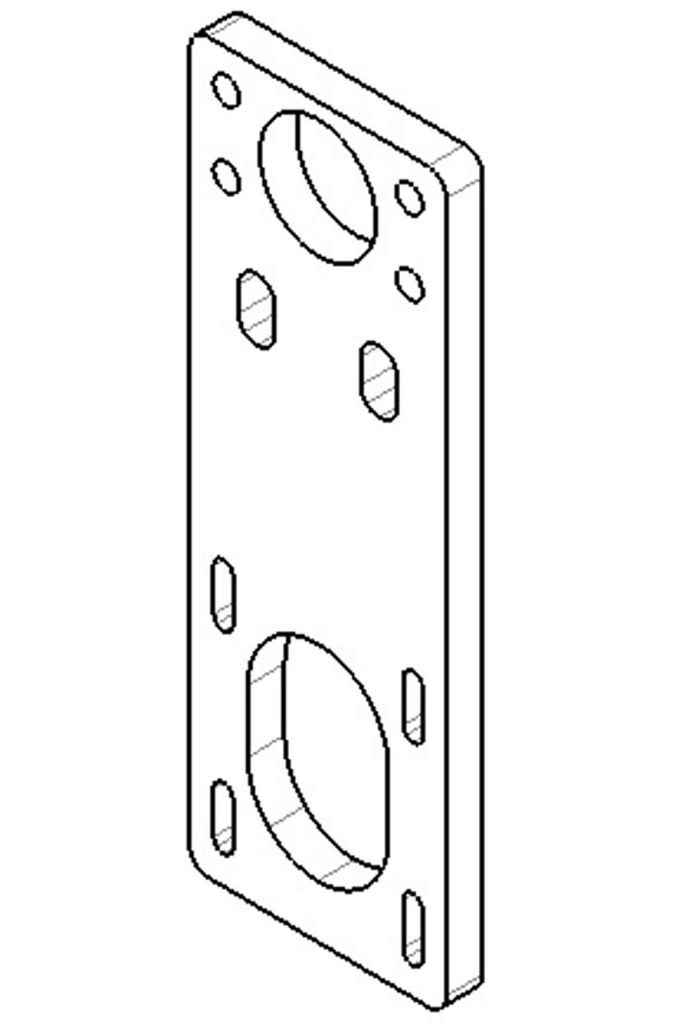 Пластина верхняя оси Z