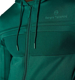 Куртка теннисная Sergio Tacchini Majong Hoodie Tracktop - smoke