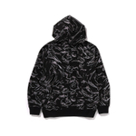A Bathing Ape A Bathing Ape Bathing Ape Marbling Camo Relaxed Fit Pullover Худи черный