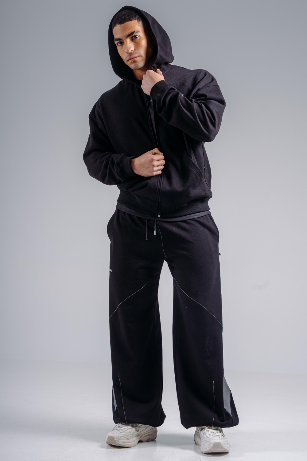 Худи на молнии Zipper Hoodie with Embroidery PRIMAL 884 Черная