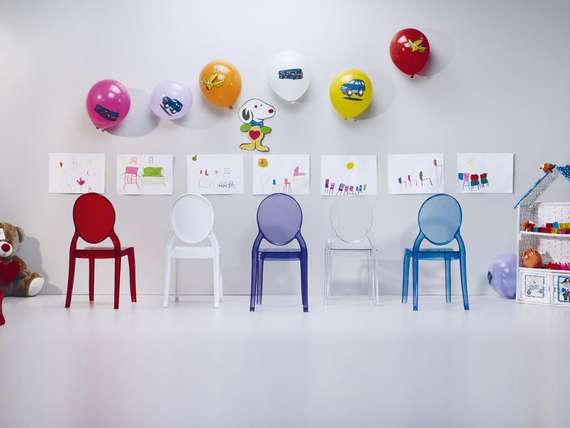 Детский стульчик Baby Elizabeth прозрачный