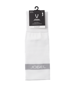 Гетры футбольные JÖGEL CAMP ADVANCED SOCKS 00, белый/серый