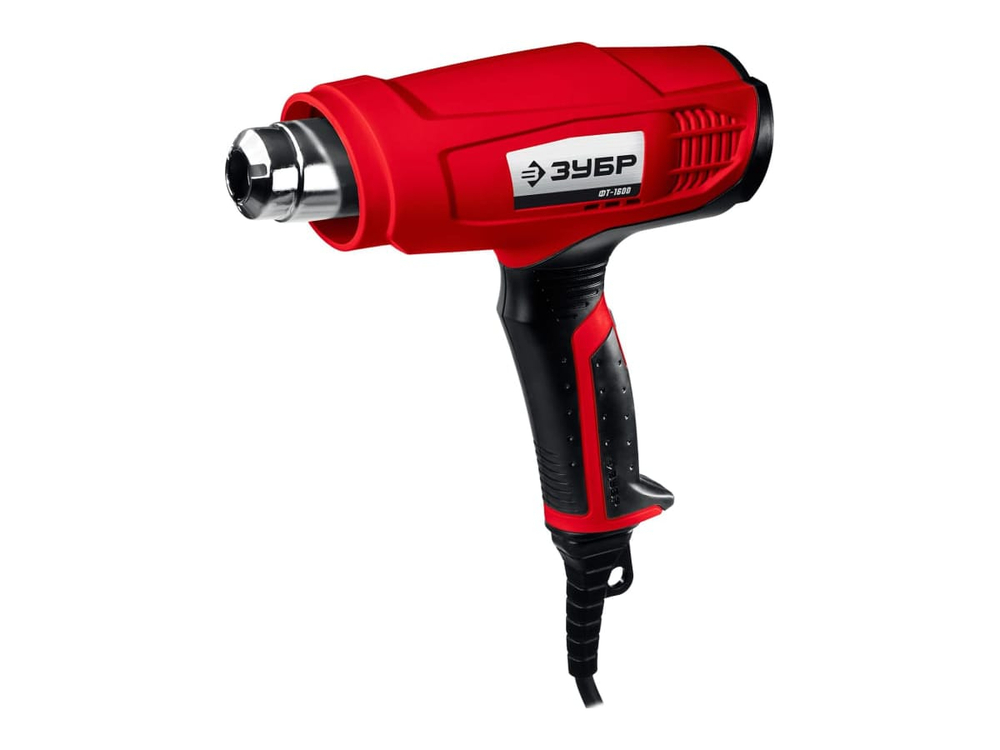 Фен технический ЗУБР ФТ-1600 3 насадки 1600Вт 550л/мин коробка Х