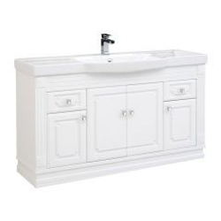 Тумба с раковиной Aquanet Фредерика 140 белый