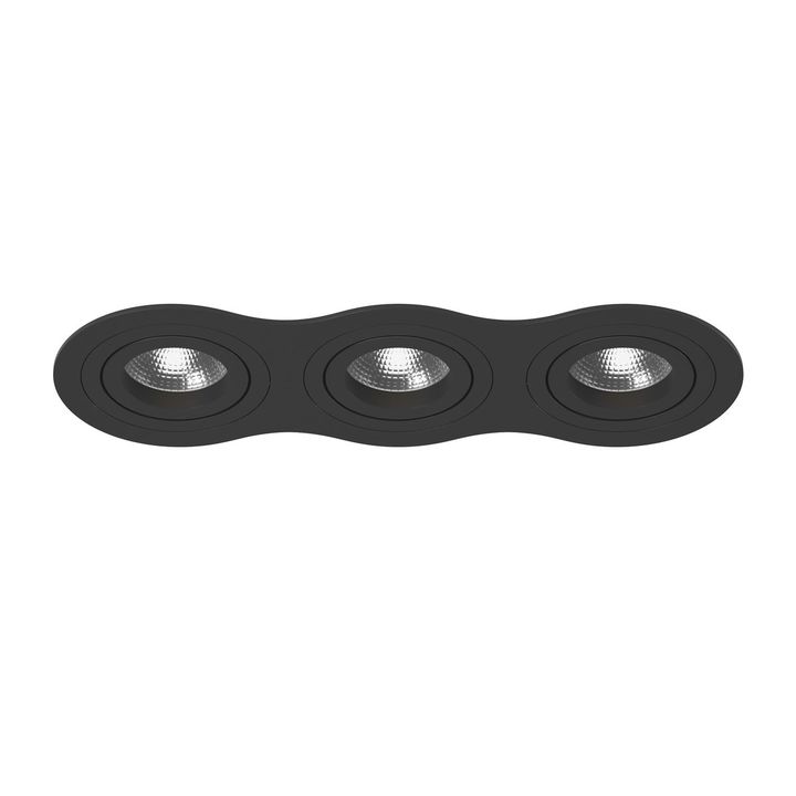 Комплект из светильника и рамки Lightstar Intero 16 (217637+217607+217607+217607) i637070707