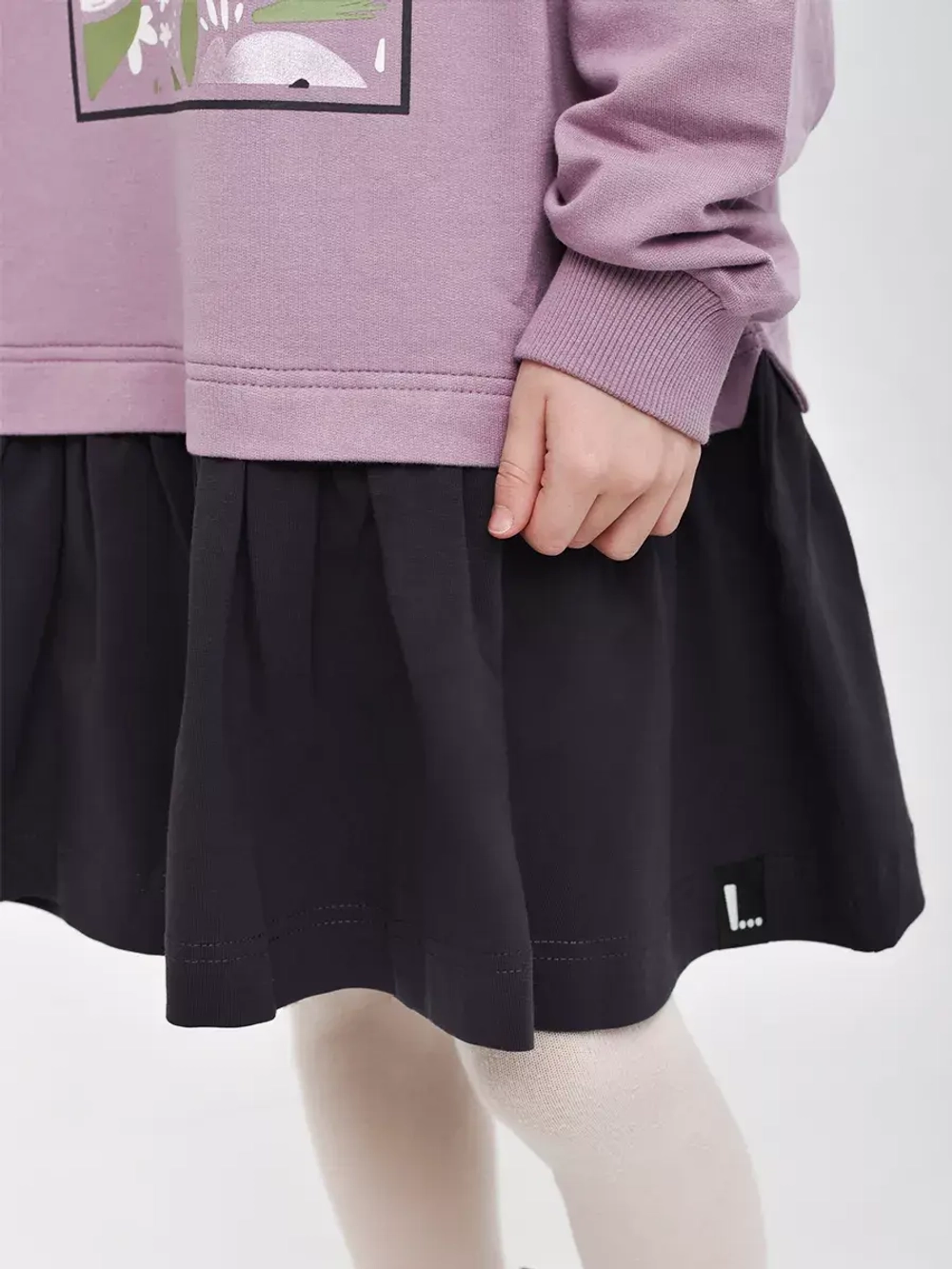 Платье толстовка с длинным рукавом