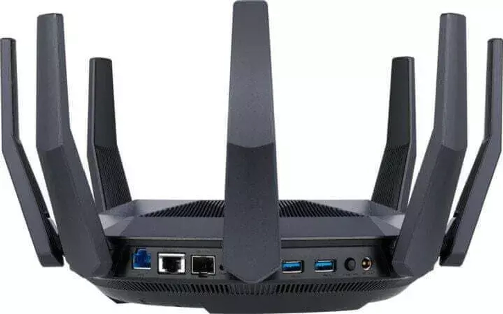 Роутер Asus RT-AX89X AX6000 802.11ax 2.4/5ГГц 6000Mbps 8xGbLAN WAN10Gbps USB3.2 (90IG04J1-BM3010)