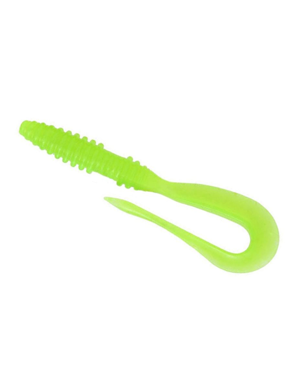Приманка силиконовая Keitech Mad Wag Mini 2.5" #101 Green Pumpkin PP., 3 упаковки по 12 штук