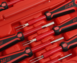 Набор для ремонта электропроводки автомобиля 12 предметов в кейсе JTC