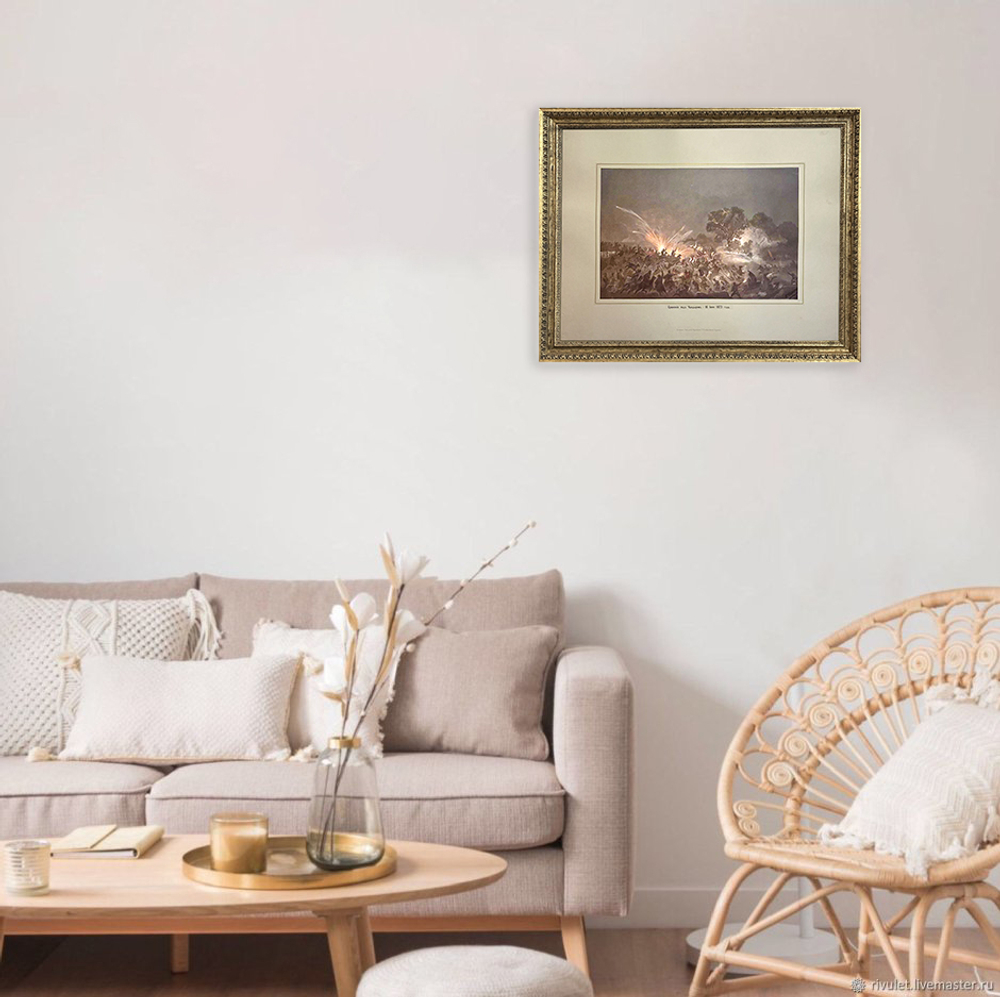 Каразин Н. Н. Сражение под Чандыром 16 июня 1873 года. Литография. 1880-е гг.