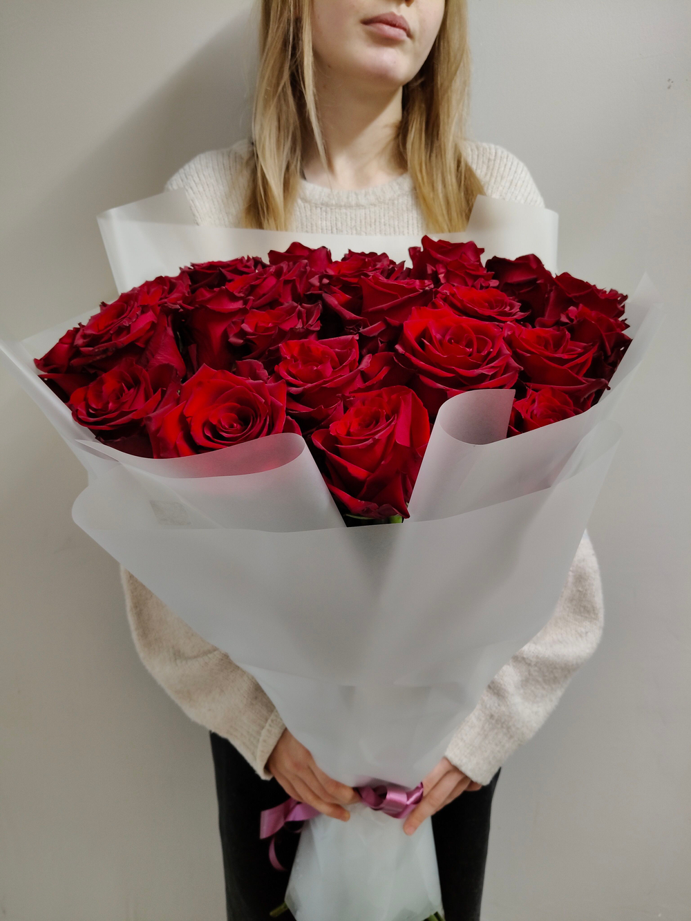 Букет из хризантем и альстромерии (С0033)