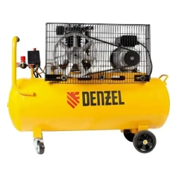 DENZEL BCI2300/100 компрессор воздушный 2.3 квт, ременный привод, 100 литров, 400 л/мин 58114