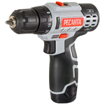 Дрель-шуруповерт аккумуляторная Ресанта ДА-12-2ЛК