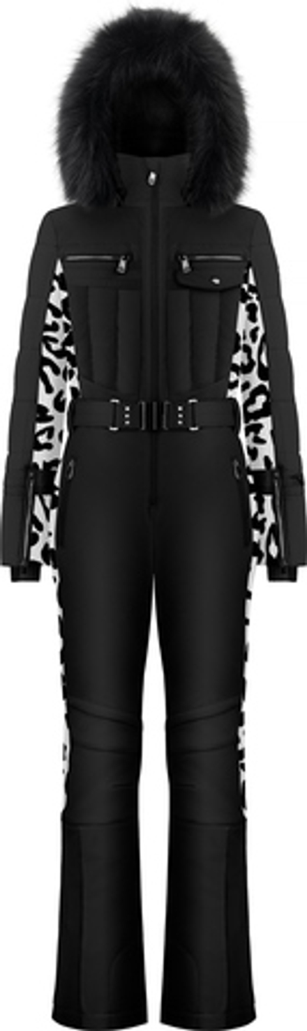 POIVRE BLANC 295511 W22-0831-WO/L Комбинезон с иск. мехом (Цв. leopard black 2 (леопардовый), LBK2)