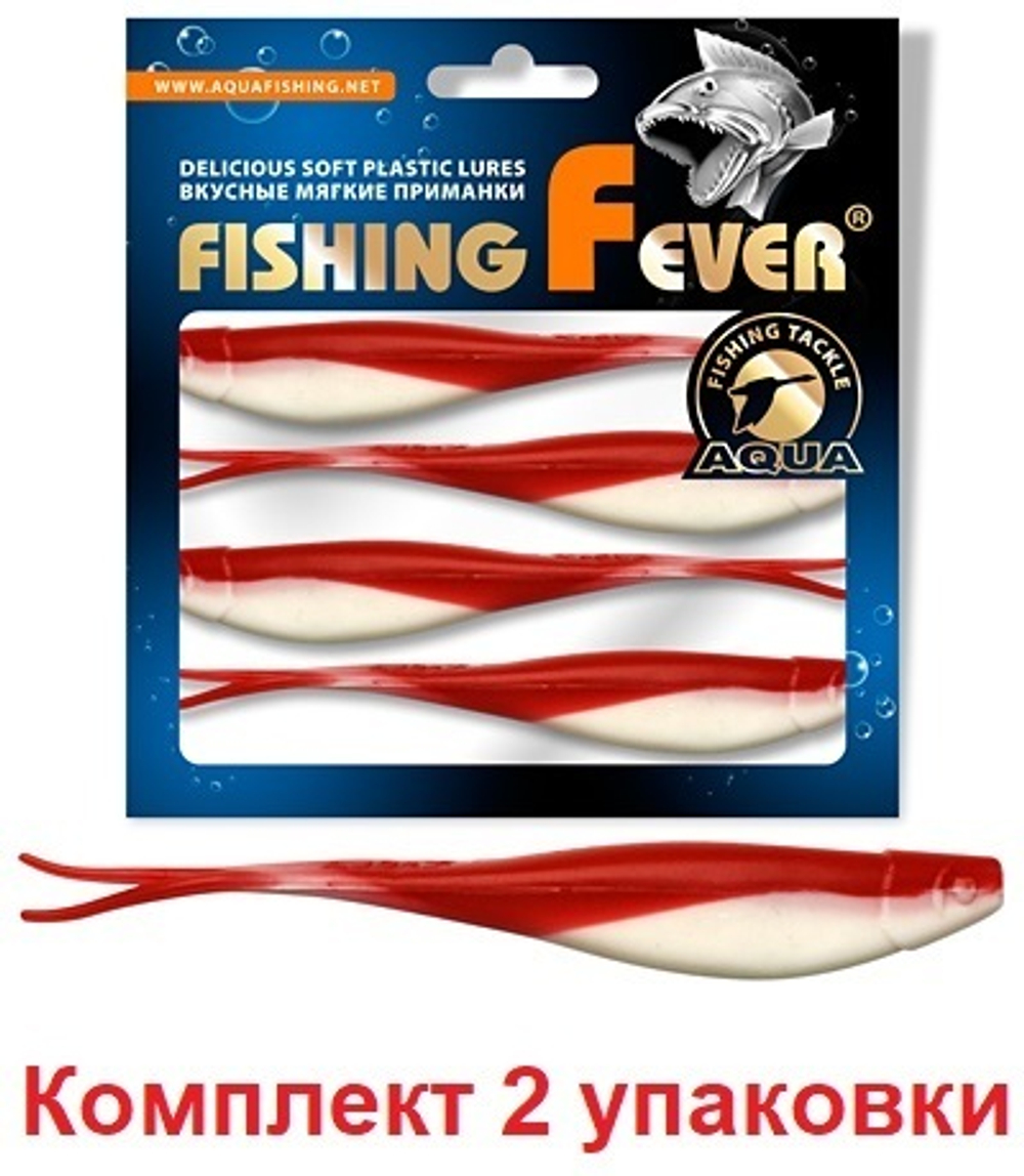Мягкая силиконовая приманка риппер для дроп-шота AQUA FishingFever BOSS