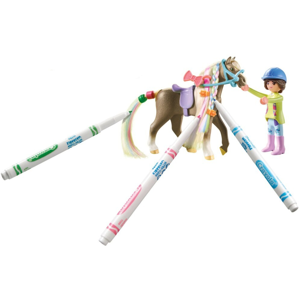 Playmobil - Лошади водопада Творческий набор с лошадью и ручками 71640 / артикул   71640  / GTIN 4008789716408