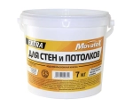 Movatex Краска водоэмульсионная EXTRA для стен и потолков 7 кг Т11872
