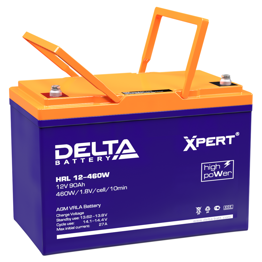 Аккумулятор DELTA Xpert HRL 12-460 W