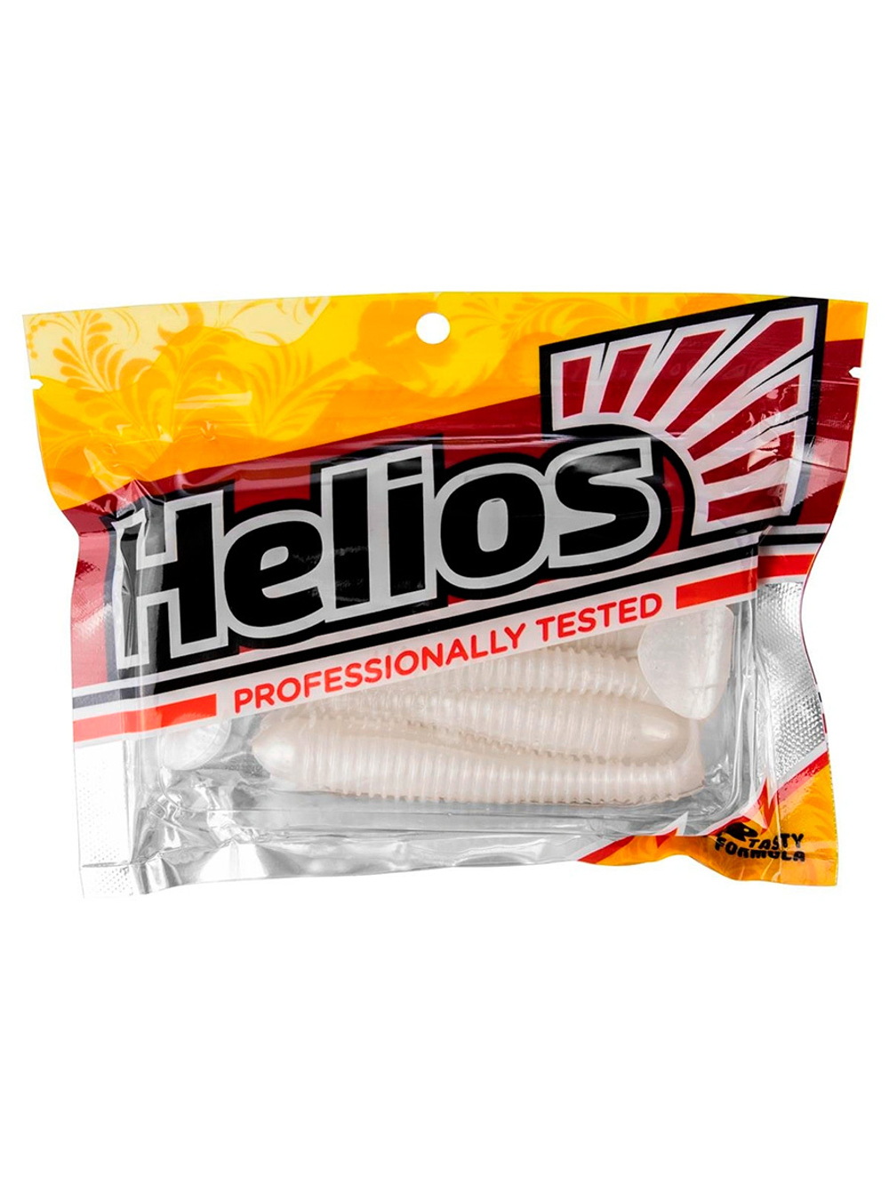 Виброхвост Helios Catcher 3,55"/9 см Black & Pearl 5шт. (HS-2-028)