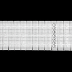 Шторная лента многокарманка MIRTEX 284 тканая, 8 см.