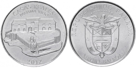 Панама 1/2 бальбоа, 2012 Панама-Вьехо - Королевский дом UNC