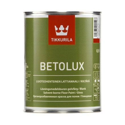 Краска  для полов Tikkurila Betolux База С (0,9л) Под колеровку