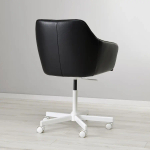 Вращающийся стул - IKEA TOSSBERG/MALSKÄR/MALSKAR/ТОССБЕРГ/МАЛЬШЭР ИКЕА, 67х57х67 см, черный/белый