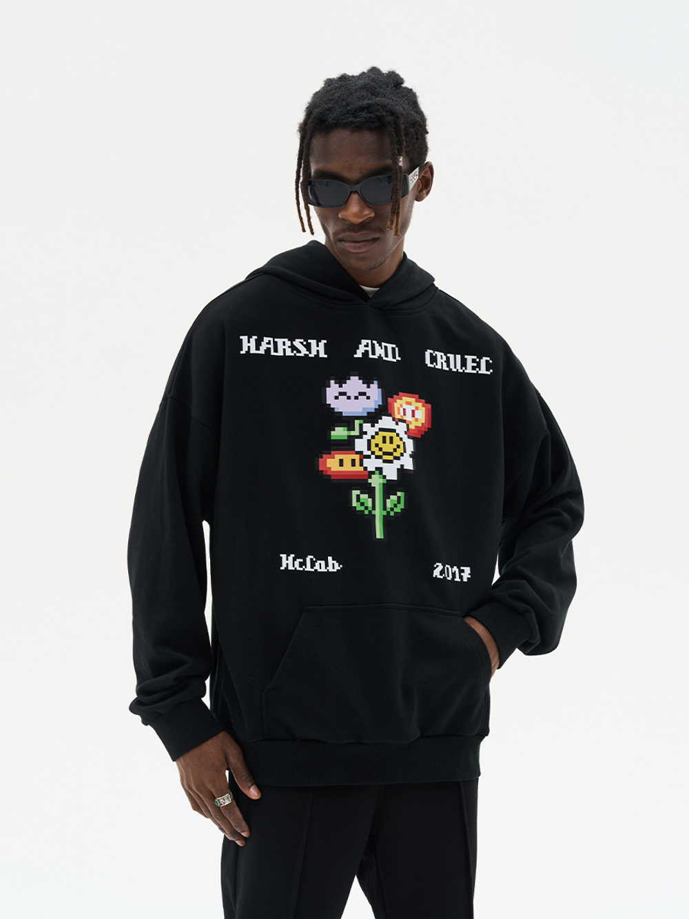 Худи HARSHandCRUEL "PixeLs" Oversized Hoodie
