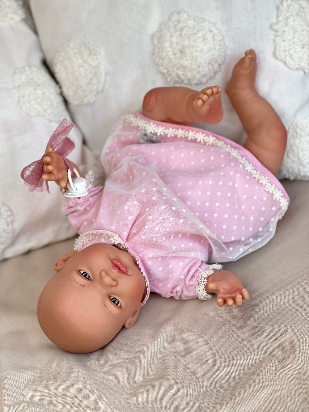 Кукла Реборн Nines 48см Sandra мягконабивная (N0208)